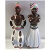 Image 1 : 2 AFRICAN FIGURINE SET
