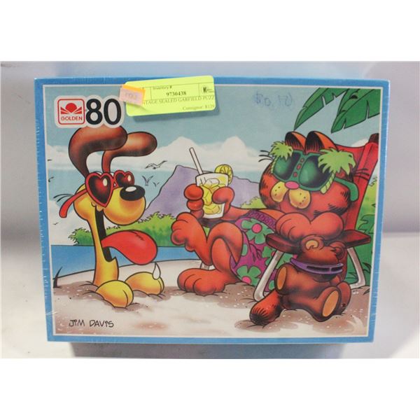 VINTAGE SEALED GARFIELD PUZZLE