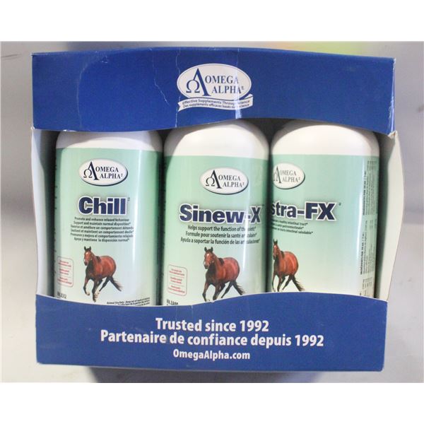 OMEGA ALPHA EQUINE BOX SET CALM 3X 500ML