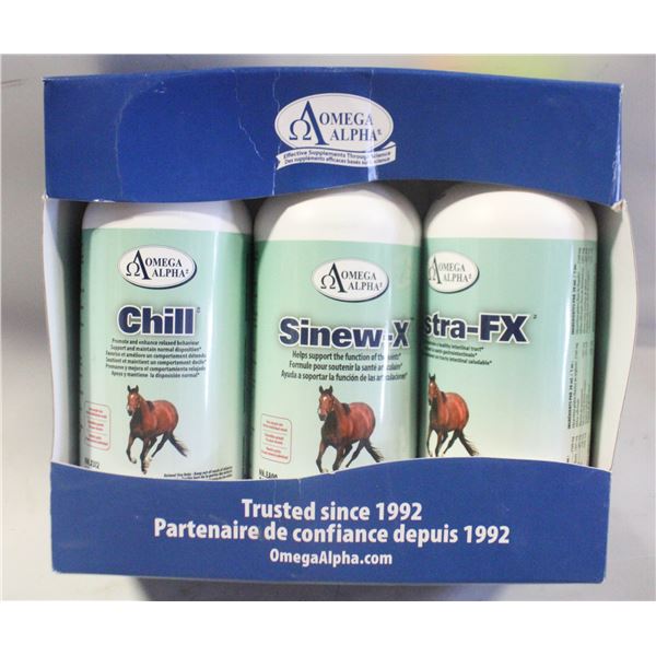OMEGA ALPHA EQUINE BOX SET CALM 3X 500ML