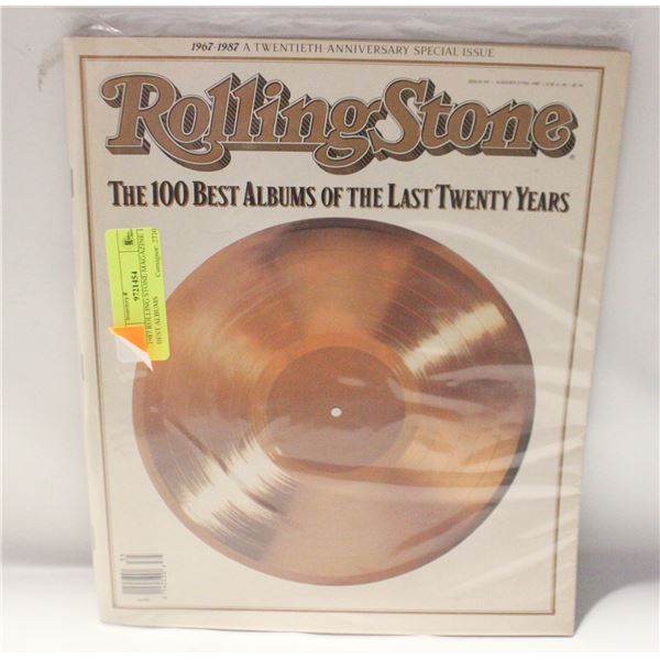 1987 ROLLING STONE MAGAZINE 100 BEST ALBUMS