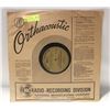 Image 1 : RARE VINTAGE 16" RADIO TRANSCRIPTION DISC-