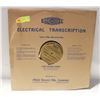 Image 1 : RARE VINTAGE 16" RADIO TRANSCRIPTION DISC-