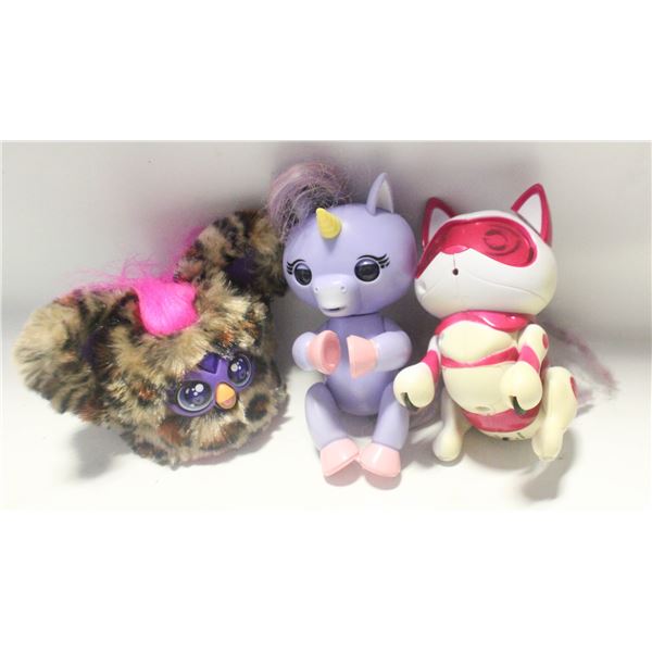 3 BATTERY OPERATED CHILDRENS TOYS