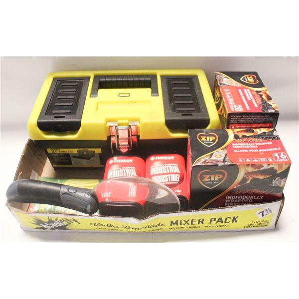 FLAT OF NEW FIRE STARTERS, STANLEY
