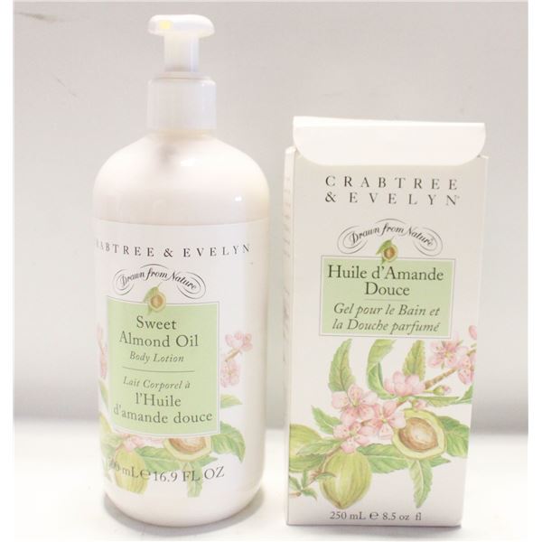 NEW CRABTREE & EVELYN SWEET ALMOND