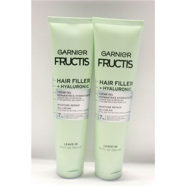 2 NEW GARNIER FRUCTIS HAIR FILLER+HYALURONIC