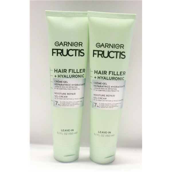 2 NEW GARNIER FRUCTIS HAIR FILLER+HYALURONIC