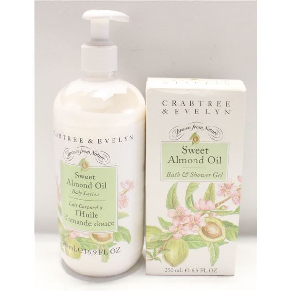 NEW CRABTREE & EVELYN SWEET ALMOND