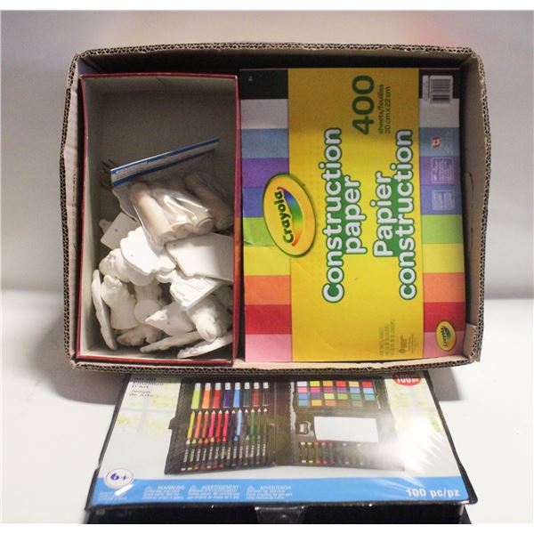 CRAFT PAINTING SUPPLIES ASSORTED