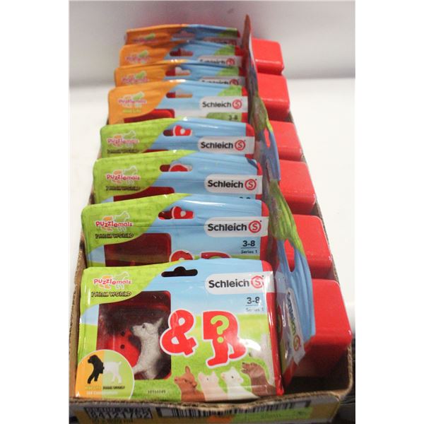 11 SEALED SCHLIECH PUZZEMALS FIGURES