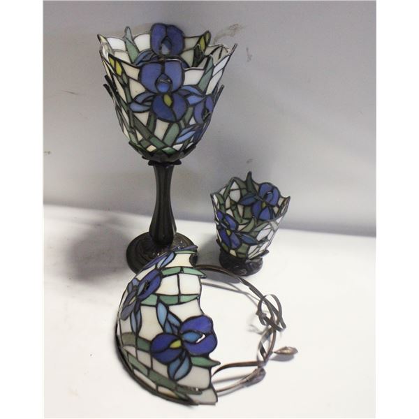 PARTY LITE "IRIS" SCONCE/CANDLE HOLDER/TEA