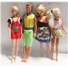 Image 1 : 1980'S KEN AND 3 BARBIE DOLLS