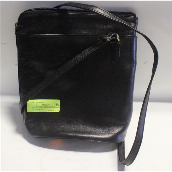DERRICK ALEXANDRA CROSS BODY LEATHER BAG