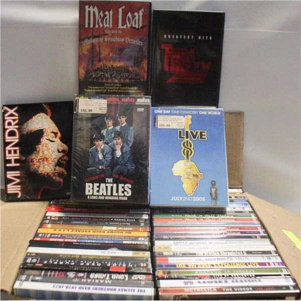 LOT OF MUSIC DVD CONCERTS AND VIDEOS