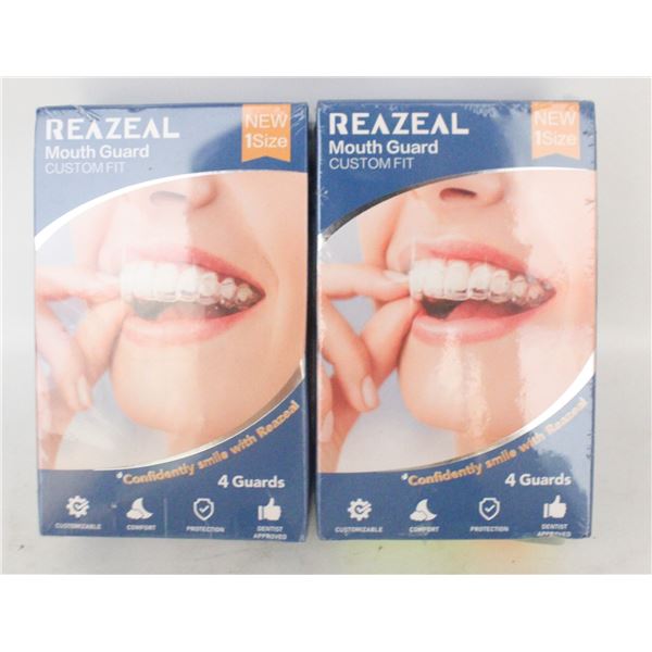 2 PACK REAZEAL MOUTH GUARD FOR