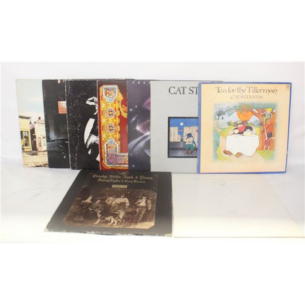 11 VARIOUS CLASSIC ROCK VINYL RECORDS LPS