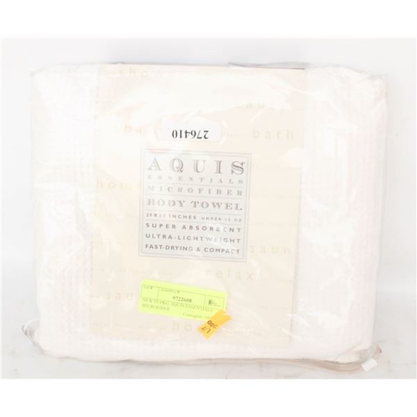 NEW IN PKG AQUIS ESSENTIALS MICROFIBER