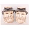 Image 1 : VINTAGE 2 FISHERMAN HEAD FACE