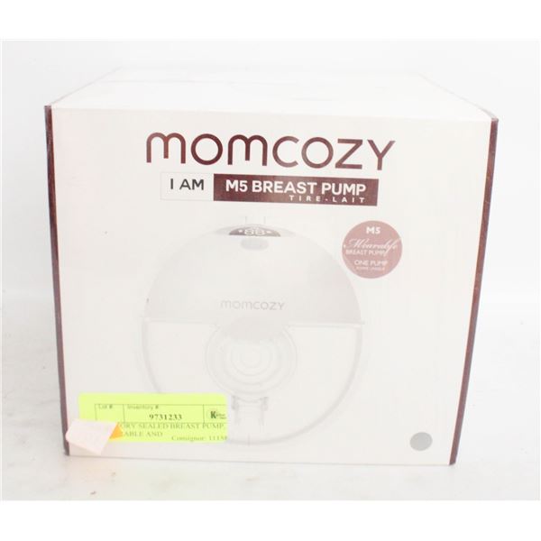 FACTORY SEALED BREAST PUMP, WEARABLE AND
