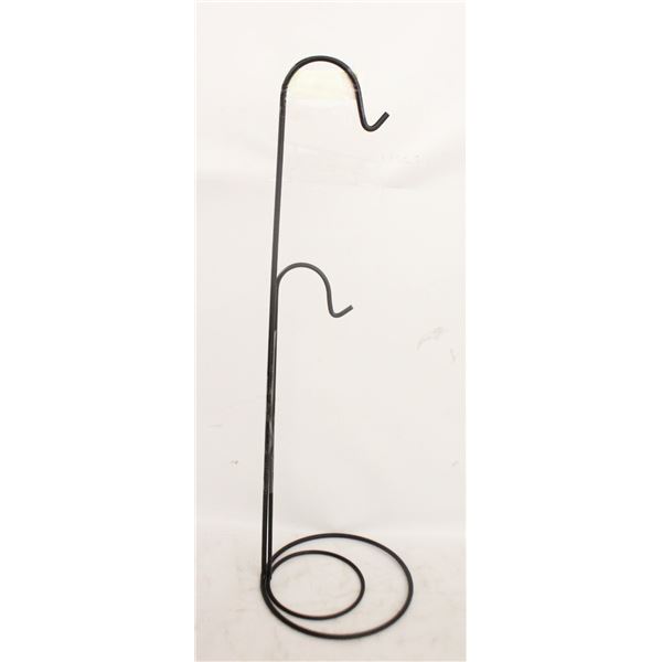 METAL SHEPHERD'S HOOK STANDS- SET OF 2