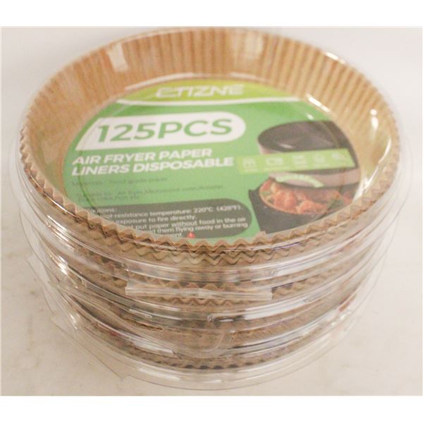 LOT OF 4 DISPOSABLE AIR FRYER PAPER LINERS