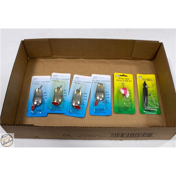 6 X FISHING LURES
