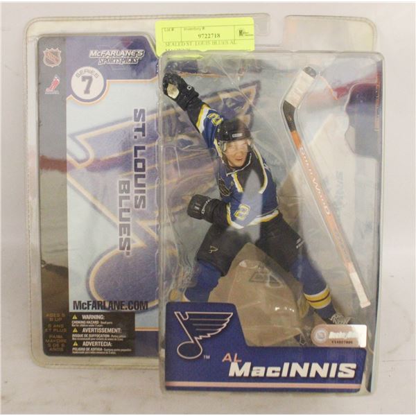 SEALED ST. LOUIS BLUES AL MACINNIS