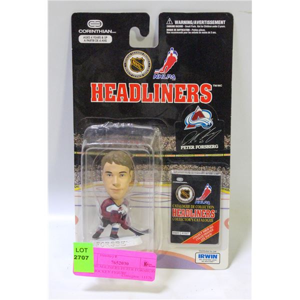 NHL HEADLINERS PETER FORSBURG 1997 HOCKEY FIGURE