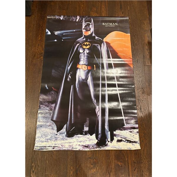 1992 BATMAN RETURNS 60" MOVIE POSTER
