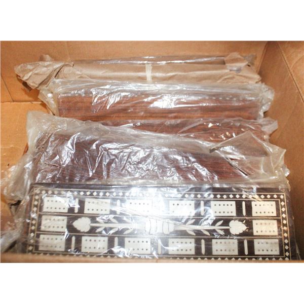 13 WOODEN CRIB BOARDS