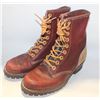 Image 1 : ESTATE LADIES LACE UP BOOTS LEATHER SZ 9
