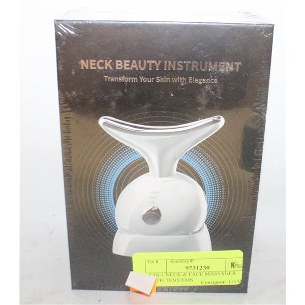7-IN-1 NECK & FACE MASSAGER WITH TENS EMS