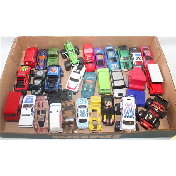 BOX OF VINTAGE TOY CARS