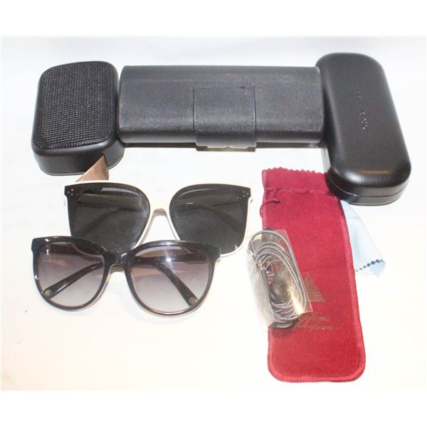 FLAT WITH VARIOUS SUNGLASSES,
