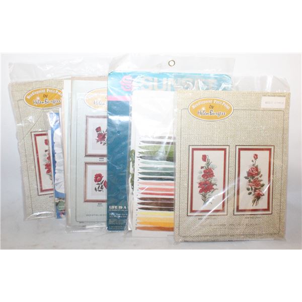 8 NEEDLEPOINT / PETIT POINT PATTERNS WITH
