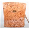 Image 1 : VINTAGE HAND-TOOLED LEATHER FLORAL