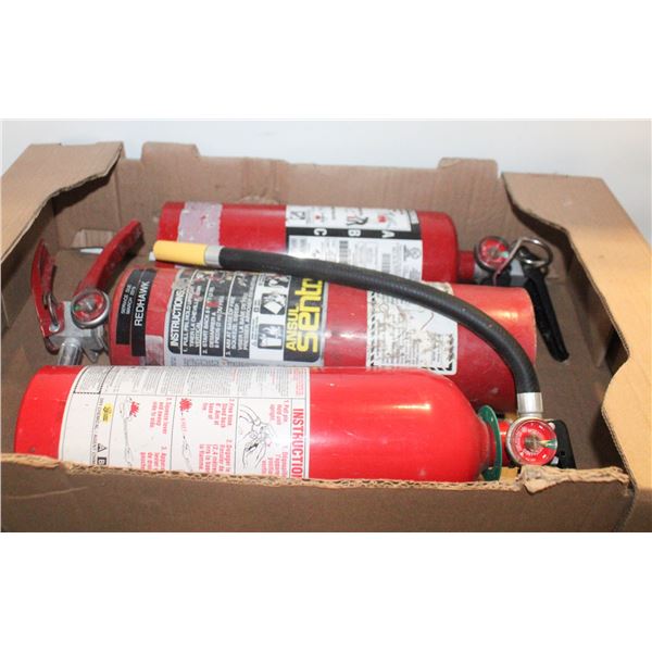 LOT OF 3 FIRE EXTINGUISHER