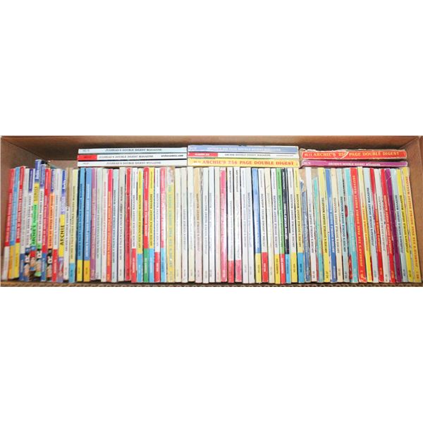 75 ASSORTED DOUBLE DIGEST ARCHIE COMIC BOOKS