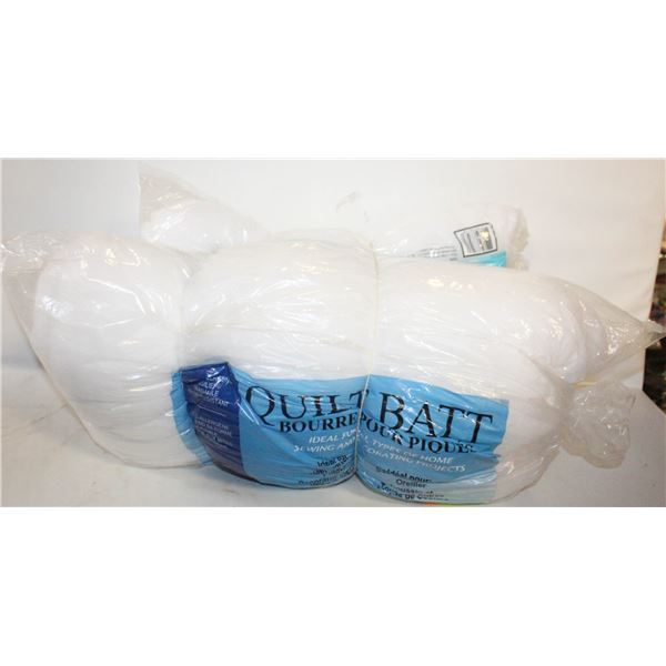 2 QUILT BATTING PACKAGES