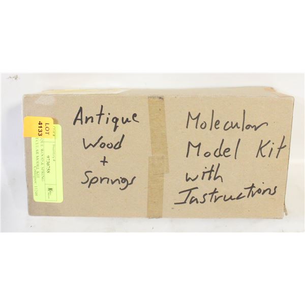 ANTIQUE WOOD & SPRING MOLECULAR MODEL KIT