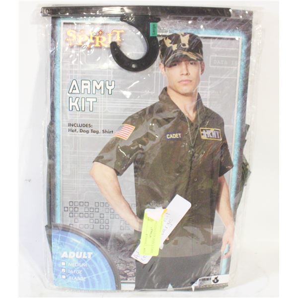 ADULT ARMY KIT COSTUME LARGE