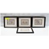 Image 1 : 4 FRAMED VINTAGE DRAWINGS