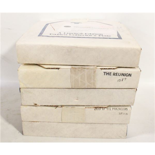 5X BRADFORD EXCHANGE PLATES