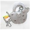 Image 1 : RAILWAY SWITCH LOCK STAMPED CNR WITH CHAIN