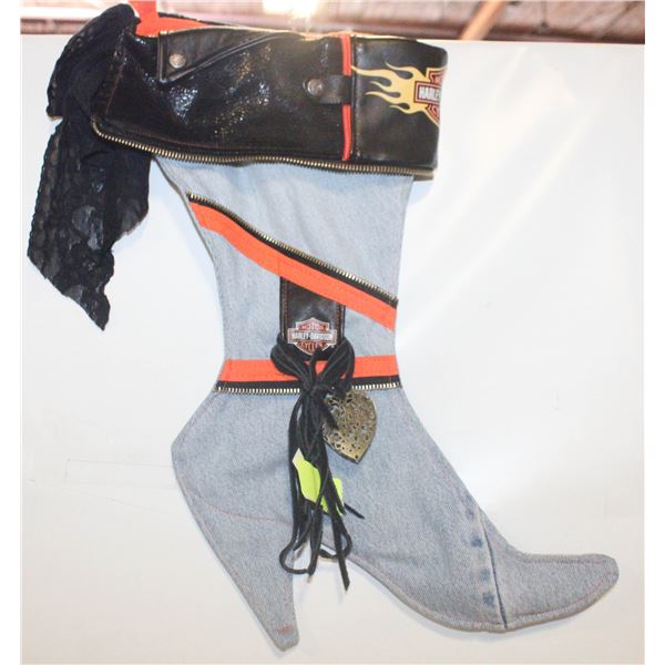 HARLEY DAVIDSON CHRISTMAS STOCKING