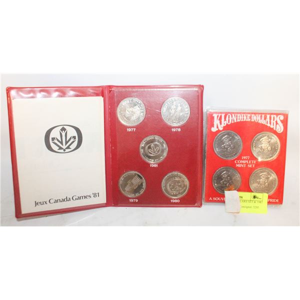 1977 KLONDIKE DOLLARS SET & 1981 CANADA GAMES