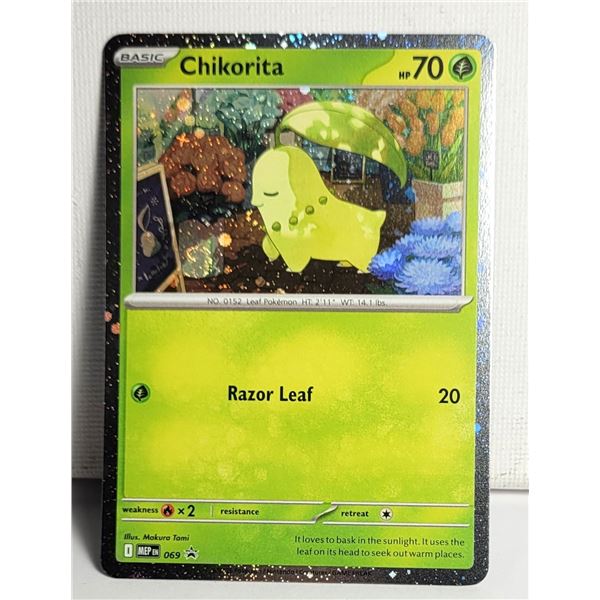 18) CHIKORITA PROMO NUMBER 69 HOLO