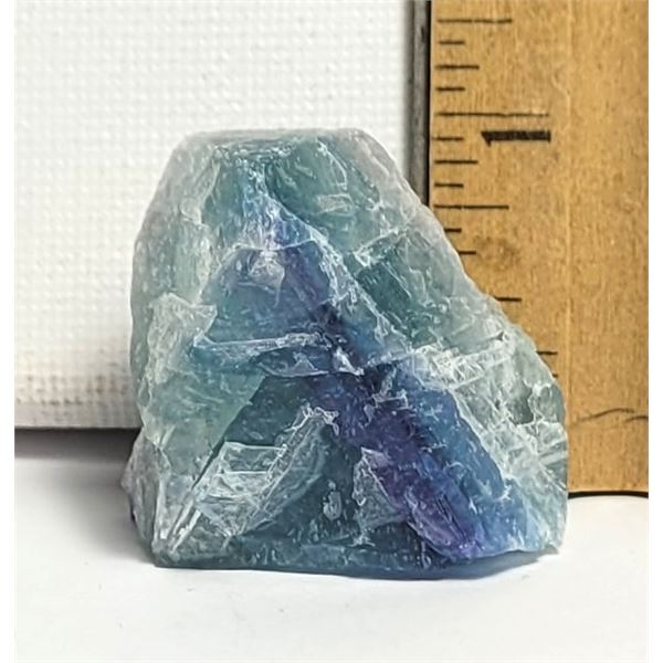 2) NATURAL 22.4 GRAM FLOURITE