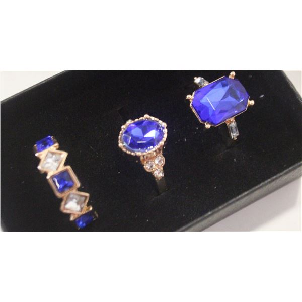 NEW 3PCS/SET RING SET SZ8